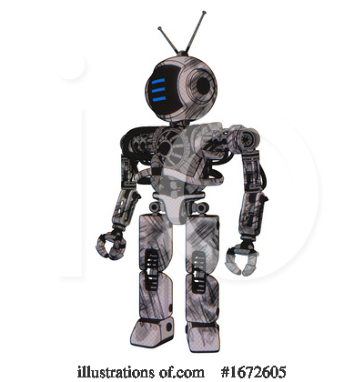 Royalty-Free (RF) Robot Clipart Illustration by Leo Blanchette - Stock Sample #1672605