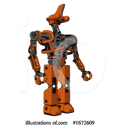 Royalty-Free (RF) Robot Clipart Illustration by Leo Blanchette - Stock Sample #1672609