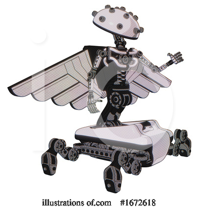 Royalty-Free (RF) Robot Clipart Illustration by Leo Blanchette - Stock Sample #1672618