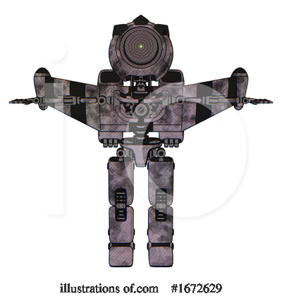 Royalty-Free (RF) Robot Clipart Illustration by Leo Blanchette - Stock Sample #1672629