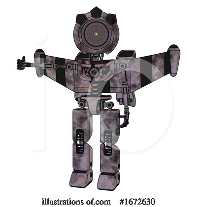 Royalty-Free (RF) Robot Clipart Illustration by Leo Blanchette - Stock Sample #1672630