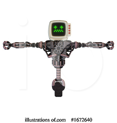 Royalty-Free (RF) Robot Clipart Illustration by Leo Blanchette - Stock Sample #1672640
