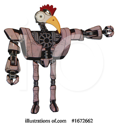 Royalty-Free (RF) Robot Clipart Illustration by Leo Blanchette - Stock Sample #1672662