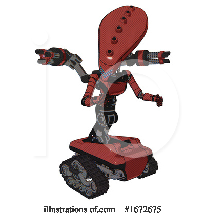 Royalty-Free (RF) Robot Clipart Illustration by Leo Blanchette - Stock Sample #1672675