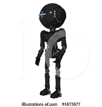 Royalty-Free (RF) Robot Clipart Illustration by Leo Blanchette - Stock Sample #1672677