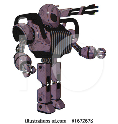 Royalty-Free (RF) Robot Clipart Illustration by Leo Blanchette - Stock Sample #1672678