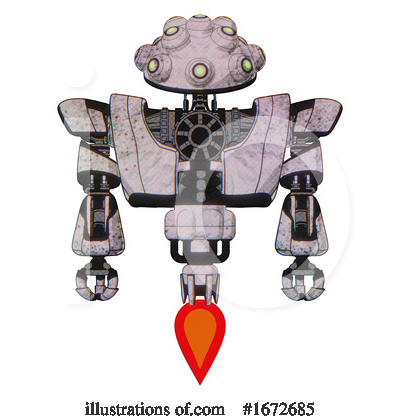 Royalty-Free (RF) Robot Clipart Illustration by Leo Blanchette - Stock Sample #1672685