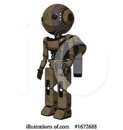 Royalty-Free (RF) Robot Clipart Illustration by Leo Blanchette - Stock Sample #1672688