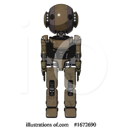 Royalty-Free (RF) Robot Clipart Illustration by Leo Blanchette - Stock Sample #1672690
