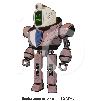 Royalty-Free (RF) Robot Clipart Illustration by Leo Blanchette - Stock Sample #1672705
