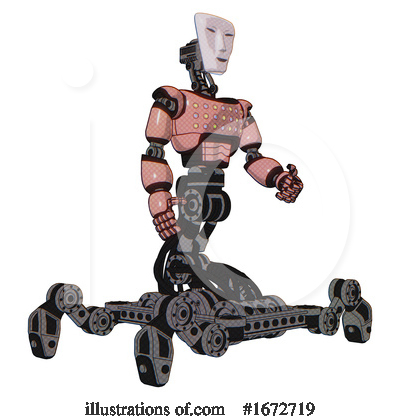Royalty-Free (RF) Robot Clipart Illustration by Leo Blanchette - Stock Sample #1672719