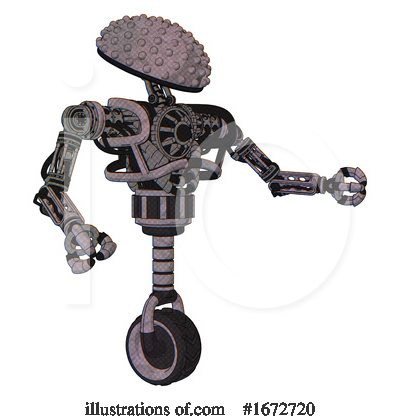 Royalty-Free (RF) Robot Clipart Illustration by Leo Blanchette - Stock Sample #1672720