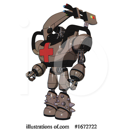 Royalty-Free (RF) Robot Clipart Illustration by Leo Blanchette - Stock Sample #1672722