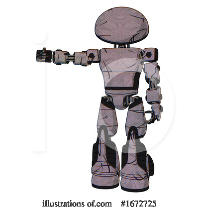 Royalty-Free (RF) Robot Clipart Illustration by Leo Blanchette - Stock Sample #1672725