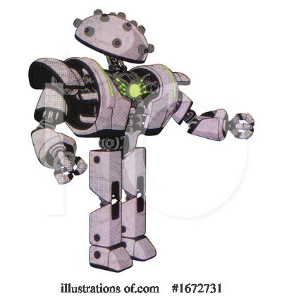 Royalty-Free (RF) Robot Clipart Illustration by Leo Blanchette - Stock Sample #1672731