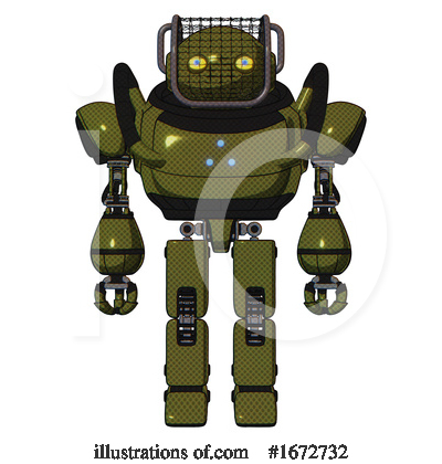 Royalty-Free (RF) Robot Clipart Illustration by Leo Blanchette - Stock Sample #1672732