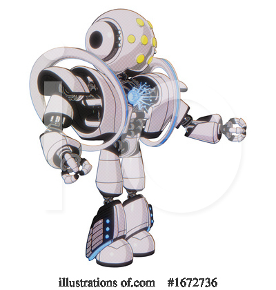 Royalty-Free (RF) Robot Clipart Illustration by Leo Blanchette - Stock Sample #1672736
