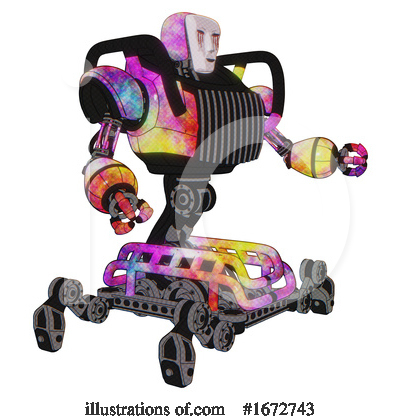 Royalty-Free (RF) Robot Clipart Illustration by Leo Blanchette - Stock Sample #1672743