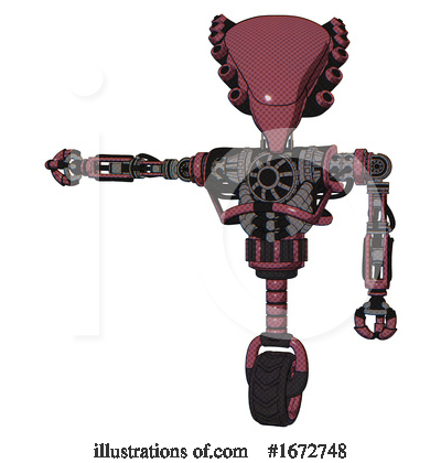 Royalty-Free (RF) Robot Clipart Illustration by Leo Blanchette - Stock Sample #1672748