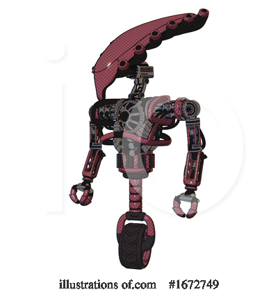 Royalty-Free (RF) Robot Clipart Illustration by Leo Blanchette - Stock Sample #1672749