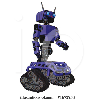 Royalty-Free (RF) Robot Clipart Illustration by Leo Blanchette - Stock Sample #1672753