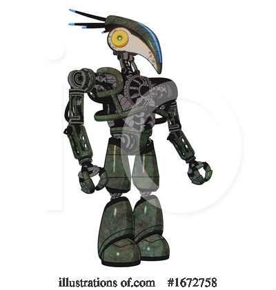Royalty-Free (RF) Robot Clipart Illustration by Leo Blanchette - Stock Sample #1672758