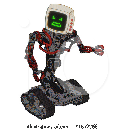 Royalty-Free (RF) Robot Clipart Illustration by Leo Blanchette - Stock Sample #1672768