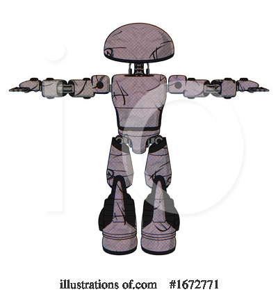 Royalty-Free (RF) Robot Clipart Illustration by Leo Blanchette - Stock Sample #1672771