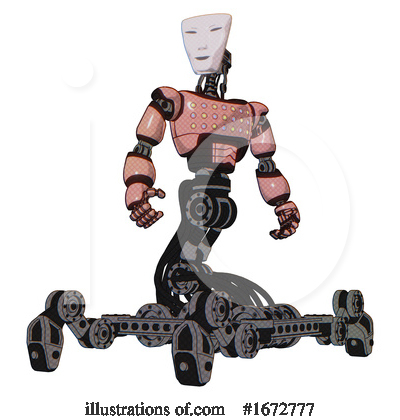 Royalty-Free (RF) Robot Clipart Illustration by Leo Blanchette - Stock Sample #1672777