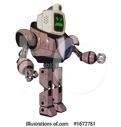 Royalty-Free (RF) Robot Clipart Illustration by Leo Blanchette - Stock Sample #1672781