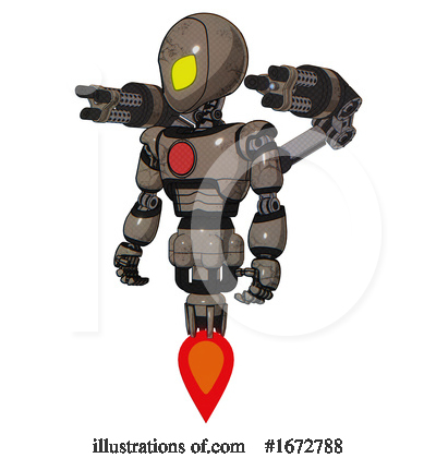 Royalty-Free (RF) Robot Clipart Illustration by Leo Blanchette - Stock Sample #1672788
