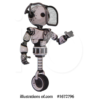 Royalty-Free (RF) Robot Clipart Illustration by Leo Blanchette - Stock Sample #1672796
