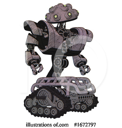 Royalty-Free (RF) Robot Clipart Illustration by Leo Blanchette - Stock Sample #1672797