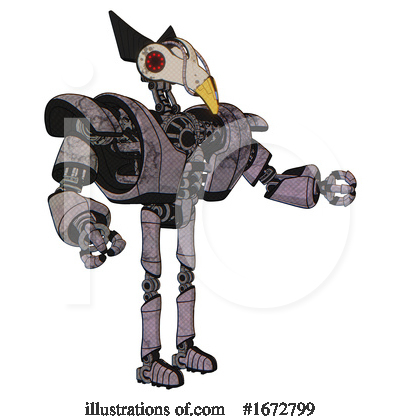 Royalty-Free (RF) Robot Clipart Illustration by Leo Blanchette - Stock Sample #1672799