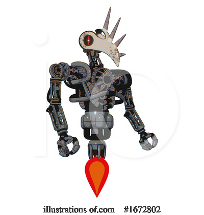 Royalty-Free (RF) Robot Clipart Illustration by Leo Blanchette - Stock Sample #1672802