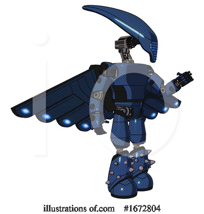 Royalty-Free (RF) Robot Clipart Illustration by Leo Blanchette - Stock Sample #1672804