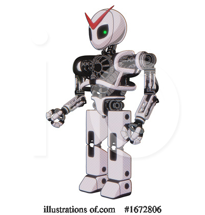 Royalty-Free (RF) Robot Clipart Illustration by Leo Blanchette - Stock Sample #1672806