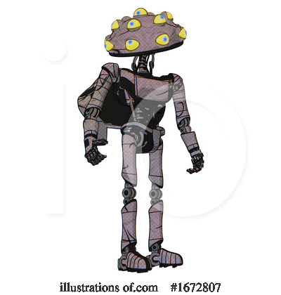 Royalty-Free (RF) Robot Clipart Illustration by Leo Blanchette - Stock Sample #1672807