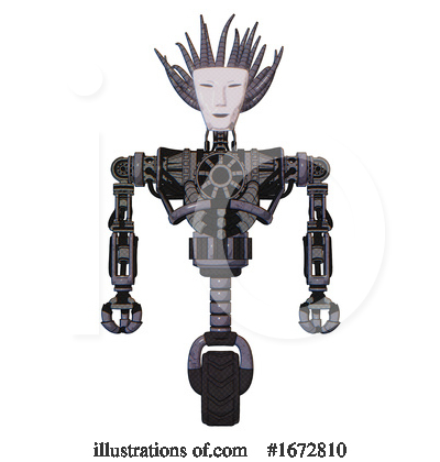 Royalty-Free (RF) Robot Clipart Illustration by Leo Blanchette - Stock Sample #1672810