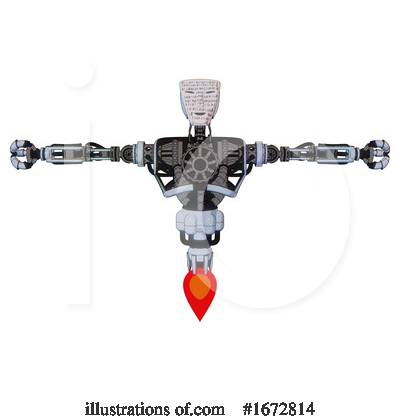 Royalty-Free (RF) Robot Clipart Illustration by Leo Blanchette - Stock Sample #1672814
