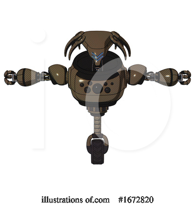 Royalty-Free (RF) Robot Clipart Illustration by Leo Blanchette - Stock Sample #1672820