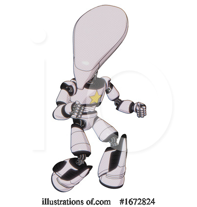 Royalty-Free (RF) Robot Clipart Illustration by Leo Blanchette - Stock Sample #1672824
