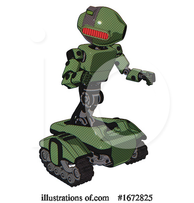 Royalty-Free (RF) Robot Clipart Illustration by Leo Blanchette - Stock Sample #1672825