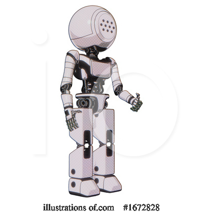 Royalty-Free (RF) Robot Clipart Illustration by Leo Blanchette - Stock Sample #1672828