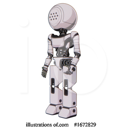 Royalty-Free (RF) Robot Clipart Illustration by Leo Blanchette - Stock Sample #1672829