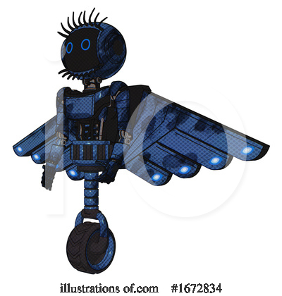 Royalty-Free (RF) Robot Clipart Illustration by Leo Blanchette - Stock Sample #1672834