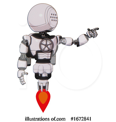 Royalty-Free (RF) Robot Clipart Illustration by Leo Blanchette - Stock Sample #1672841