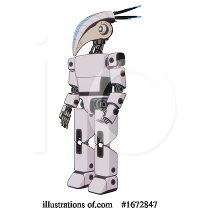 Royalty-Free (RF) Robot Clipart Illustration by Leo Blanchette - Stock Sample #1672847
