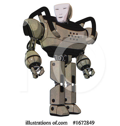 Royalty-Free (RF) Robot Clipart Illustration by Leo Blanchette - Stock Sample #1672849