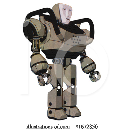 Royalty-Free (RF) Robot Clipart Illustration by Leo Blanchette - Stock Sample #1672850